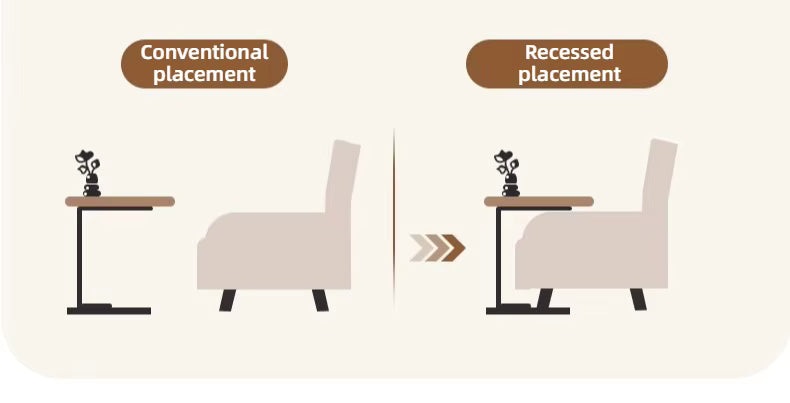 Table d'appoint moderne en bois
