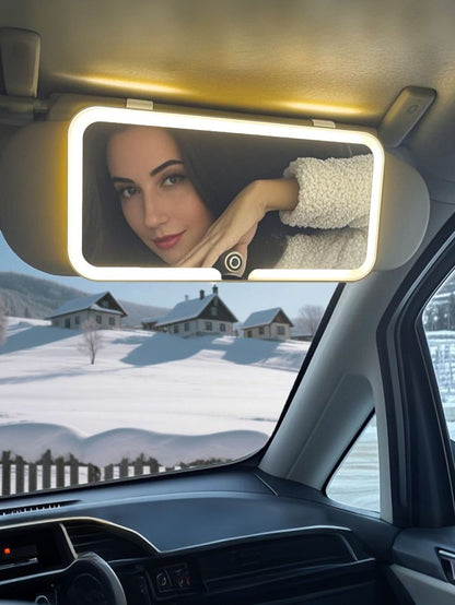 miroir led maquillage de voiture