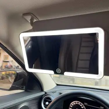 miroir led maquillage de voiture